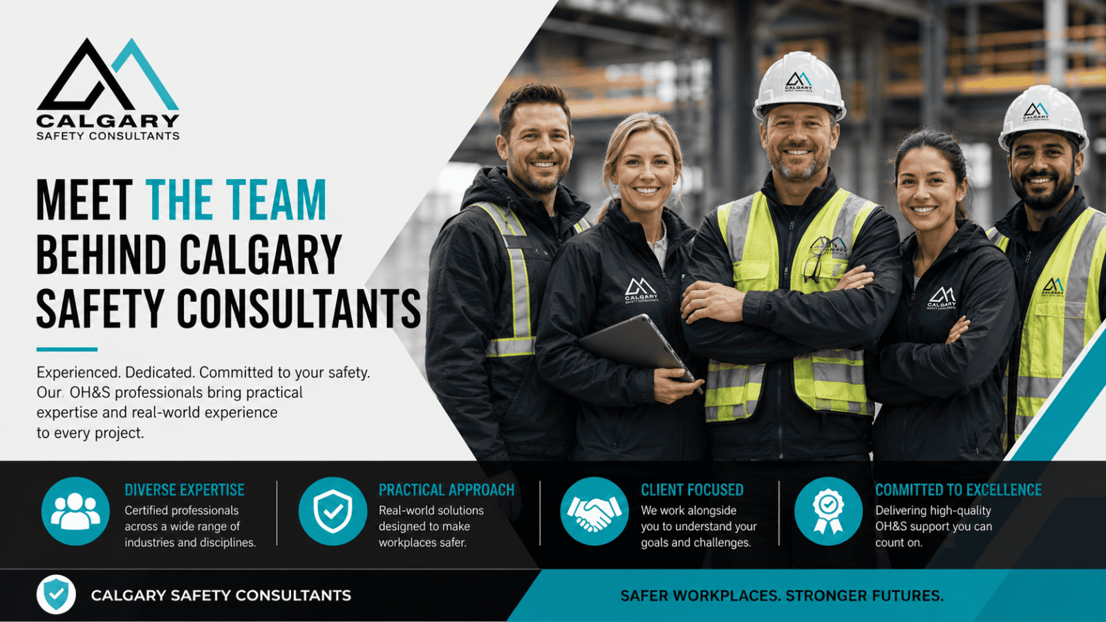 Calgary Safety Consultants team reviewing OH&S documentation and safety program requirements.