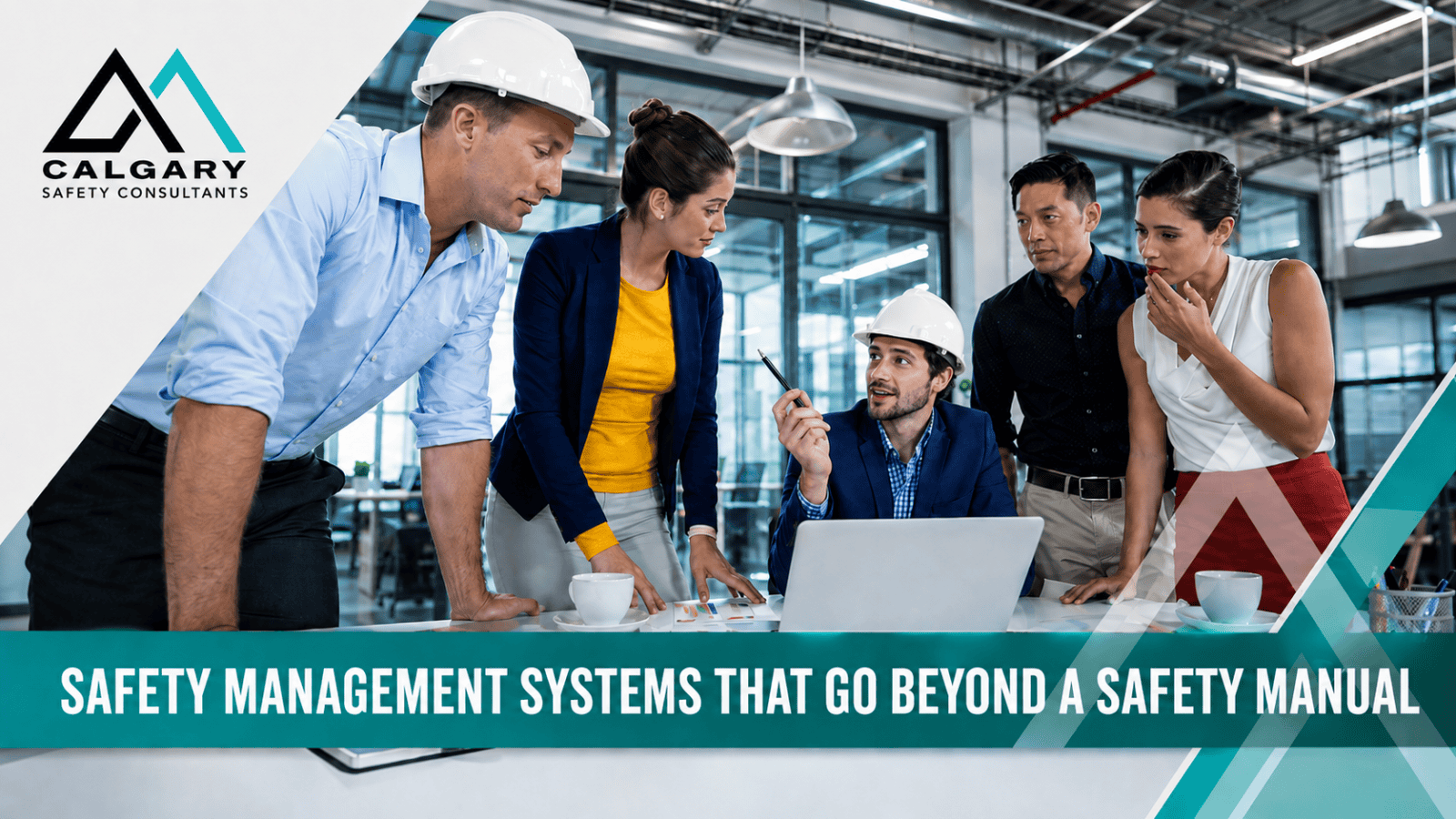 Safety management systems and leadership support for employers reviewing safety performance and corrective actions.