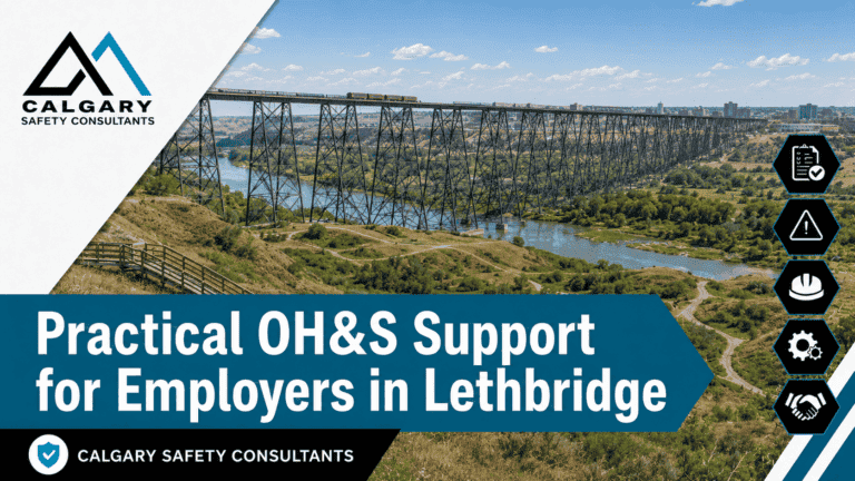 Lethbridge safety consultants providing OH&S support for employers and worksites