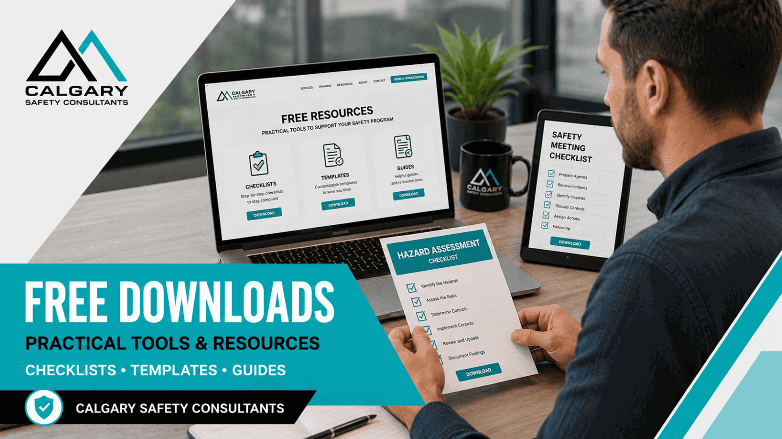 Free OH&S downloads and safety templates for employers, supervisors, contractors, and safety coordinators needing workplace safety checklists, forms, and resources.