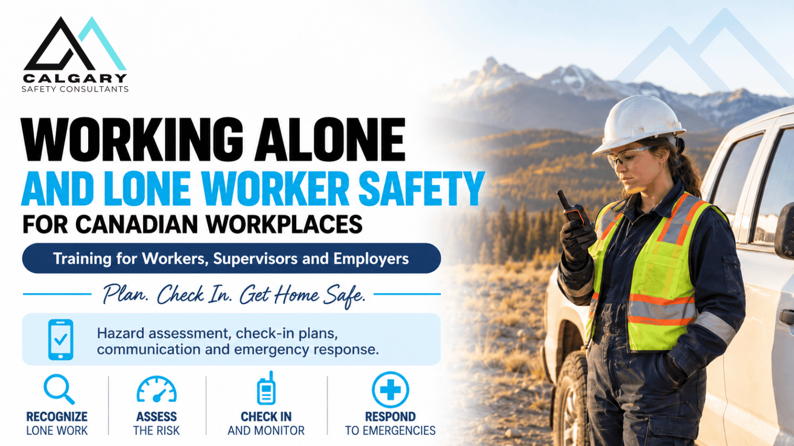 Working alone training course for Canadian workplaces