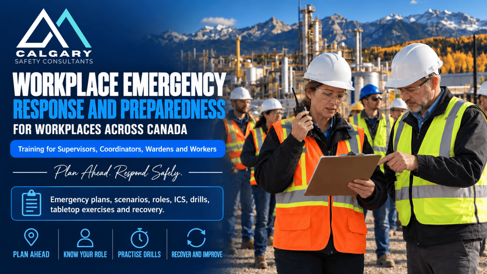 Workplace Emergency Response and Preparedness emergency management training by Calgary Safety Consultants